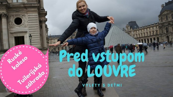 Louvre v Paríži s deťmi s úsmevom a bez čakania.